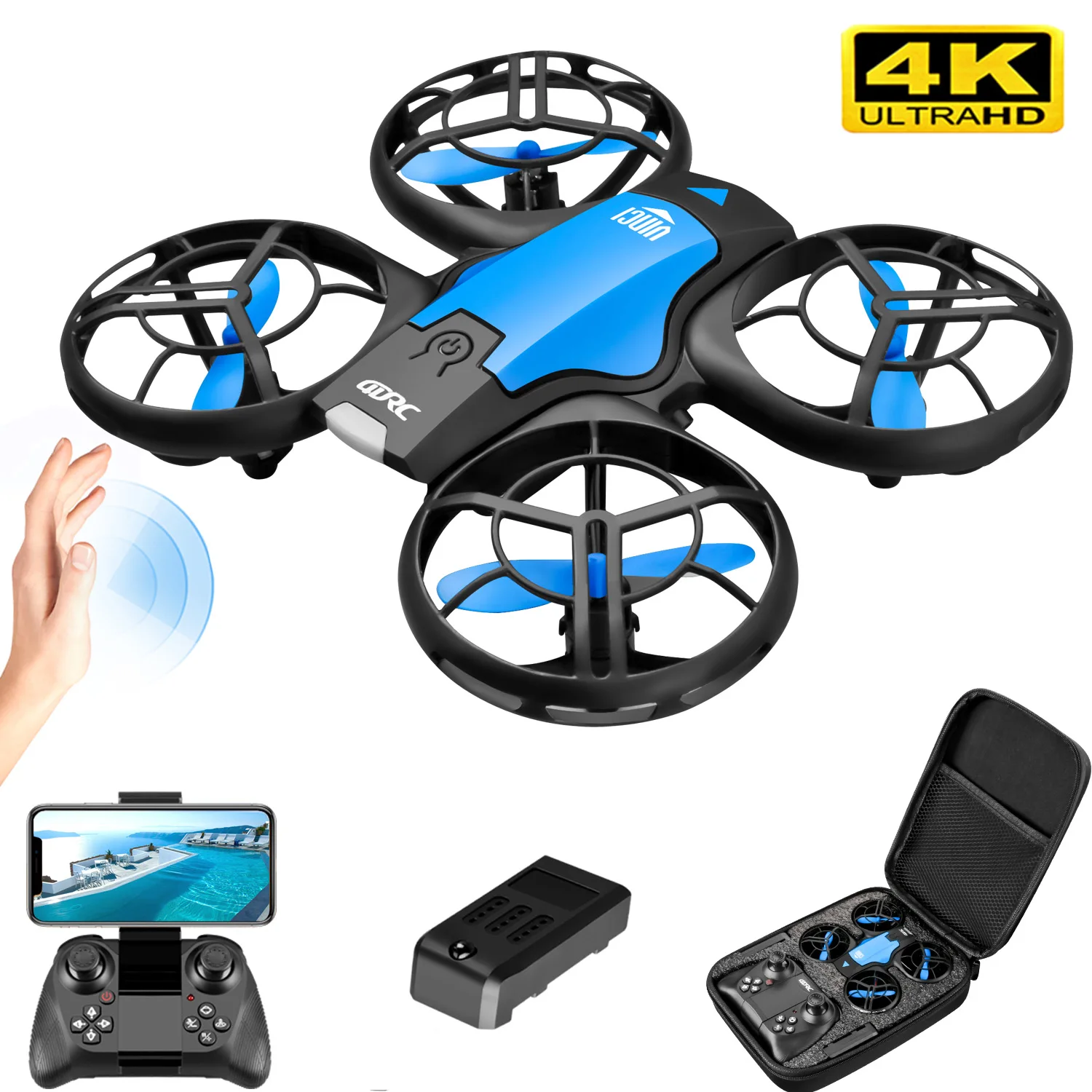 Drone Kit Professional - V8 Yeni Mini Drone 4K Profesyonel
