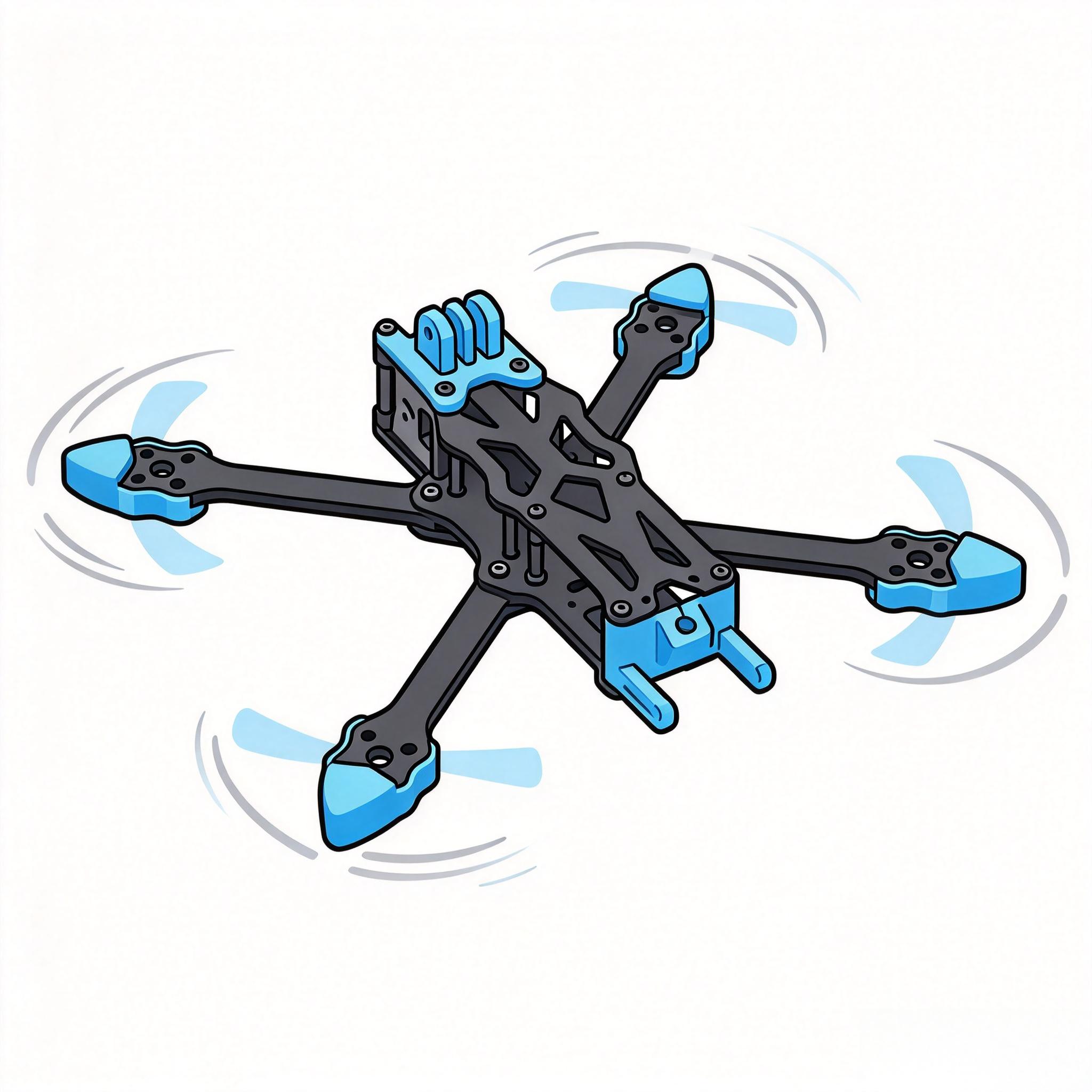APEX 5 inç FPV Drone Gövde Kit - Drone Kit Octocopter incelemesi ve fiyatı